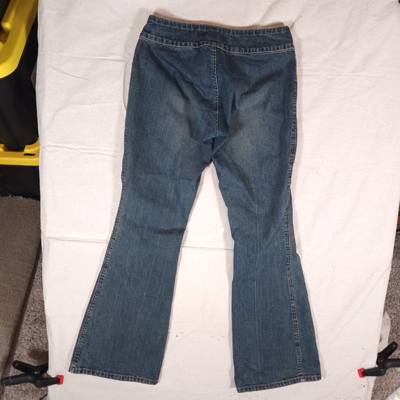 Silver Blue Jeans Womens Sz 30/32 Double Button Flare Denim Pants Canada - Picture 2 of 16